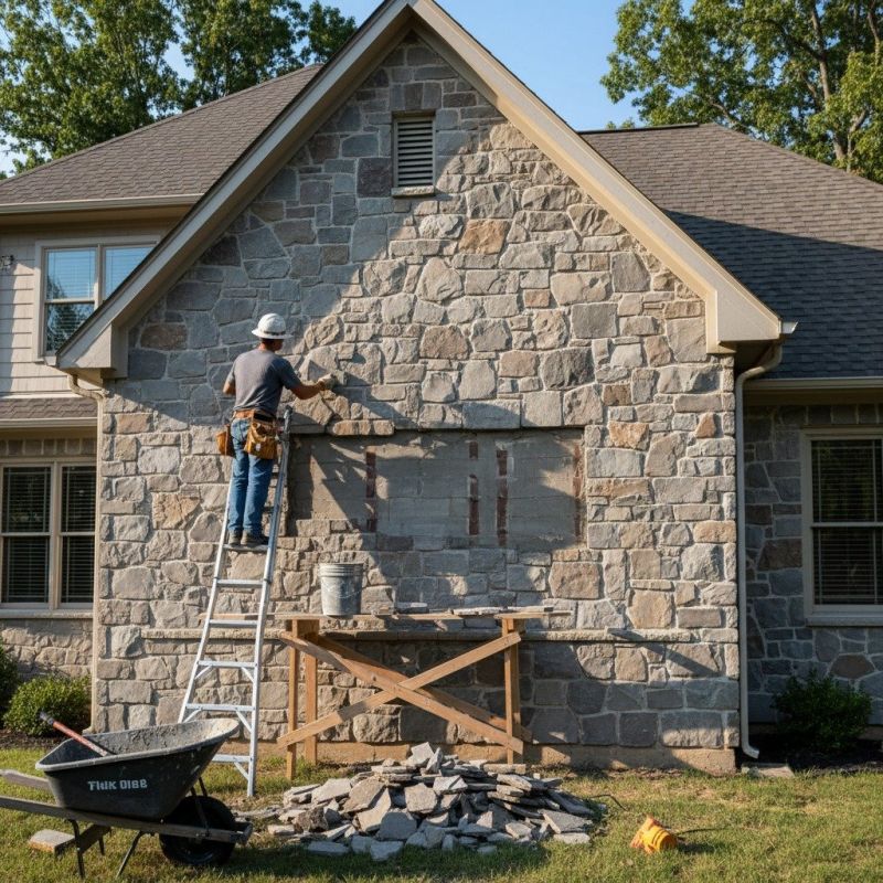 Our team working on Siding Service projects in Tarrant County, TX
