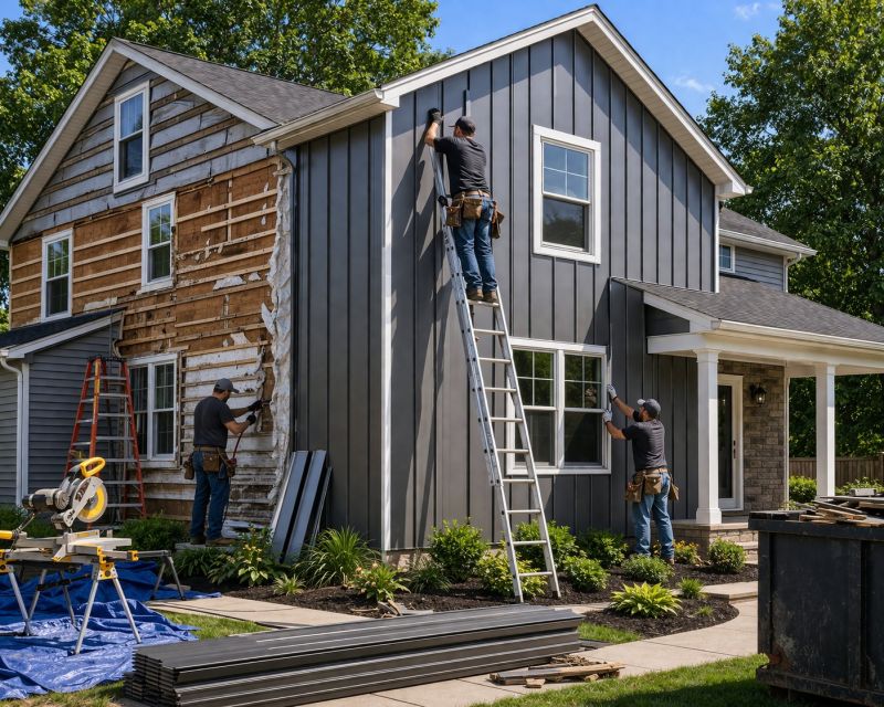 Damaged Siding Replacement in Tarrant County, TX